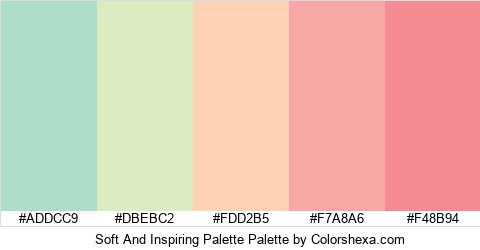 Soft And Inspiring Palette Colors Logo