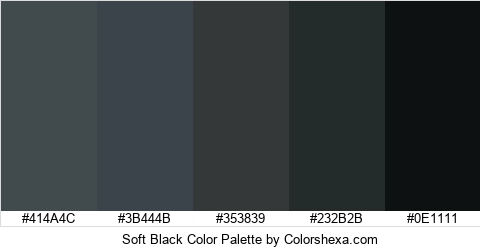 Soft Black Color Colors Logo
