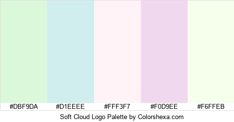 Soft Cloud Logo Colors Logo