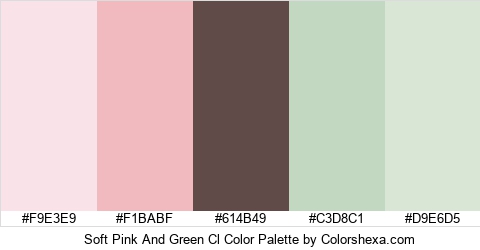 Soft Pink And Green Cl Color Colors Logo