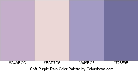 Soft Purple Rain Color Colors Logo
