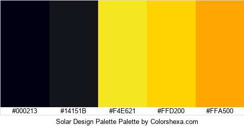 Solar Design Palette Colors Logo