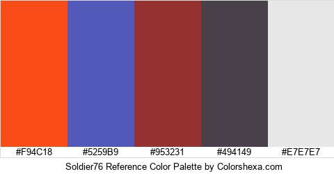 Soldier76 Reference Color Colors Logo