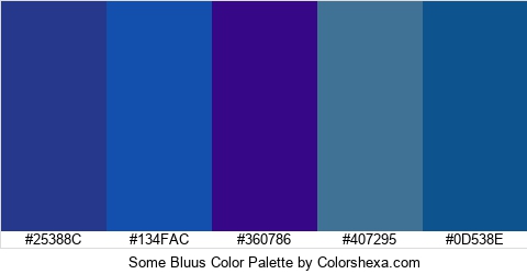 Some Bluus Color Colors Logo