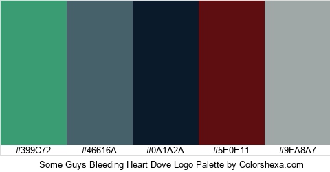 Some Guys Bleeding Heart Dove Logo Colors Logo
