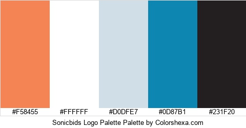 Sonicbids Logo Palette Colors Logo