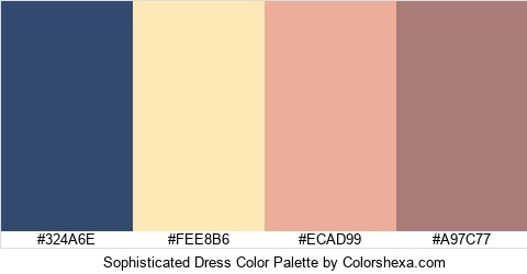 Sophisticated Dress Color Colors Logo