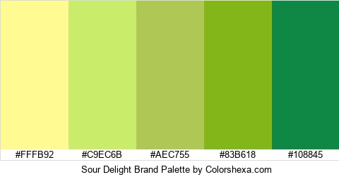 Sour Delight Brand Colors Logo