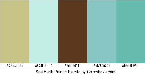 Spa Earth Palette Colors Logo