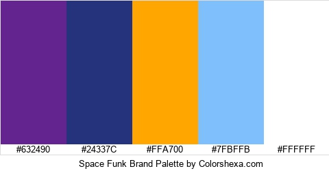 Space Funk Brand Colors Logo