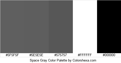 Space Gray Color Colors Logo