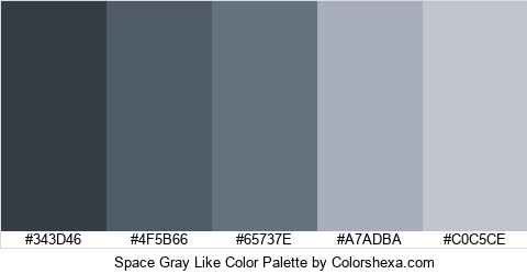 Space Gray Like Color Colors Logo