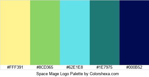 Space Mage Logo Colors Logo
