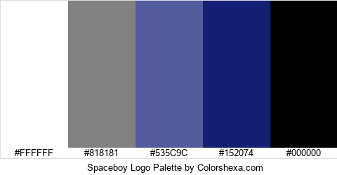 Spaceboy Logo Colors Logo