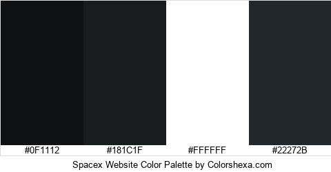 Spacex Website Color Colors Logo