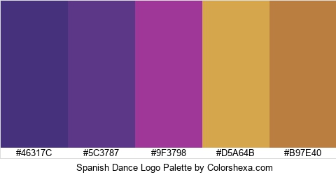 Spanish Dance Logo Colors Logo