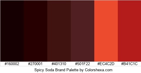 Spicy Soda Brand Colors Logo
