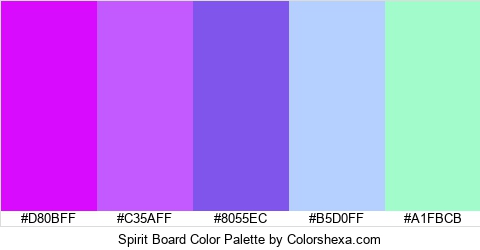 Spirit Board Color Colors Logo