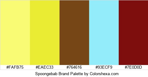 Spoongebab Brand Colors Logo