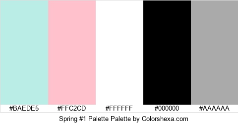 Spring #1 Palette Colors Logo