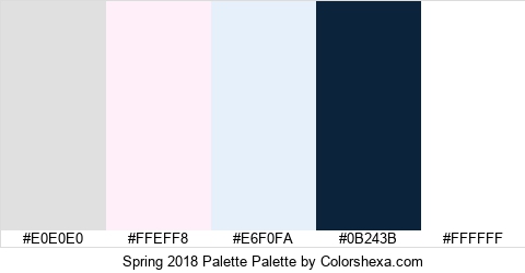 Spring 2018 Palette Colors Logo