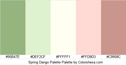 Spring Dango Palette Colors Logo