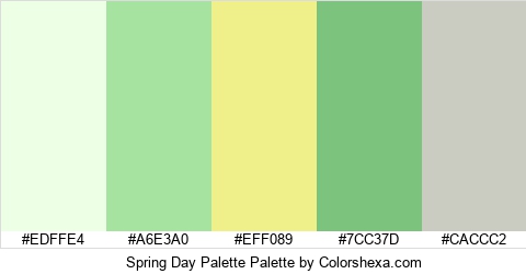 Spring Day Palette Colors Logo