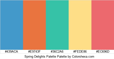 Spring Delights Palette Colors Logo