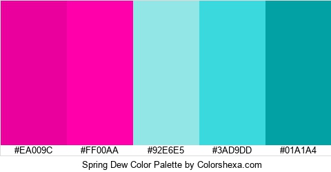 Spring Dew Color Colors Logo