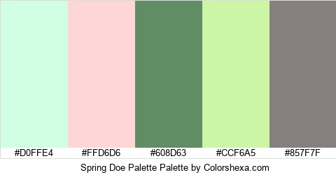 Spring Doe Palette Colors Logo