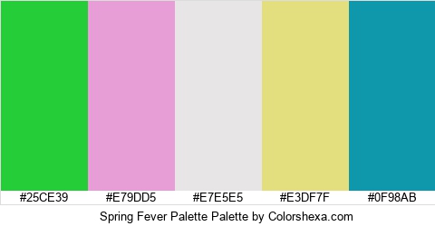 Spring Fever Palette Colors Logo