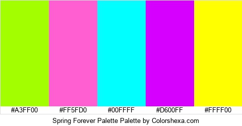 Spring Forever Palette Colors Logo