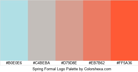 Spring Formal Logo Colors Logo