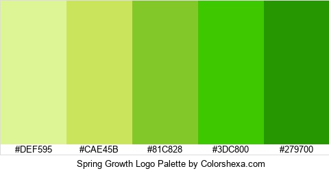 Spring Growth Logo Colors Logo