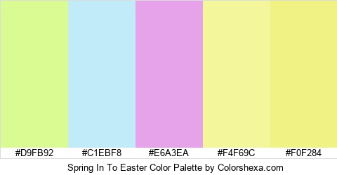 Spring In To Easter Color Colors Logo