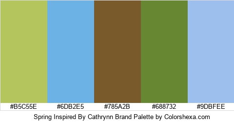 Spring Inspired By Cathrynn Brand Colors Logo