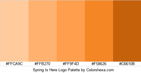 Spring Is Here Logo Colors Logo