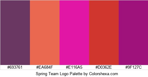 Spring Team Logo Colors Logo
