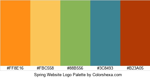 Spring Website Logo Colors Logo