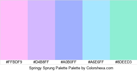 Springy Sprung Palette Colors Logo