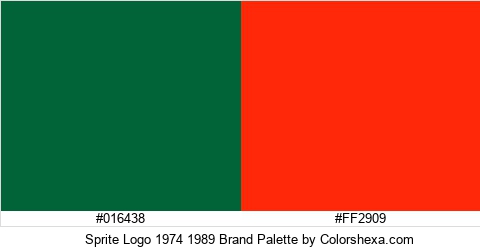 Sprite Logo 1974 1989 Brand Colors Logo