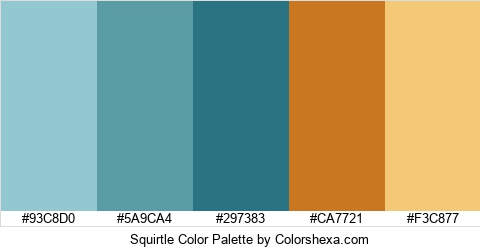 Squirtle Color Colors Logo
