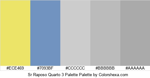 Sr Raposo Quarto 3 Palette Colors Logo