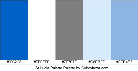 St Lucia Palette Colors Logo