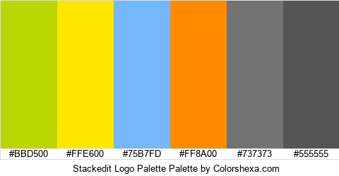 Stackedit Logo Palette Colors Logo