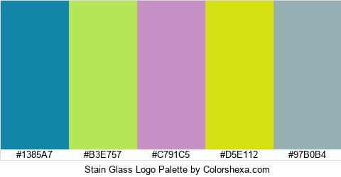 Stain Glass Logo Colors Logo