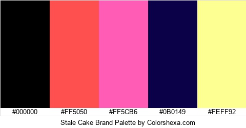 Stale Cake Brand Colors Logo