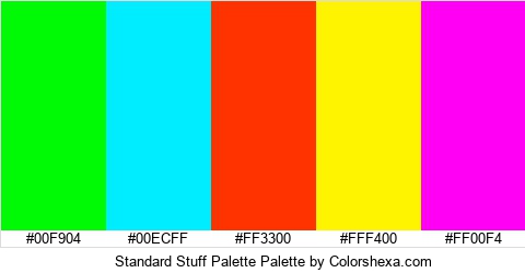 Standard Stuff Palette Colors Logo