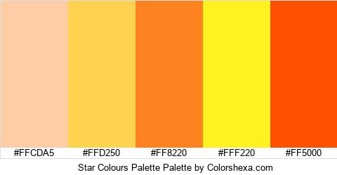 Star Colours Palette Colors Logo