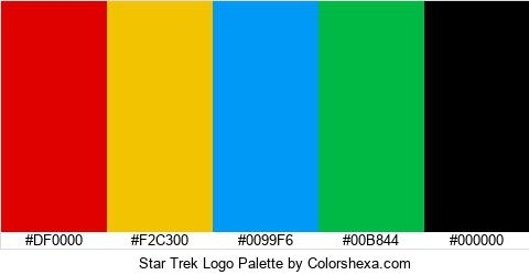 Star Trek Logo Colors Logo